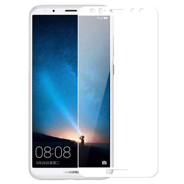 Mocolo Huawei Mate 10 Lite 3D Edge to Edge Tempered Glass - White