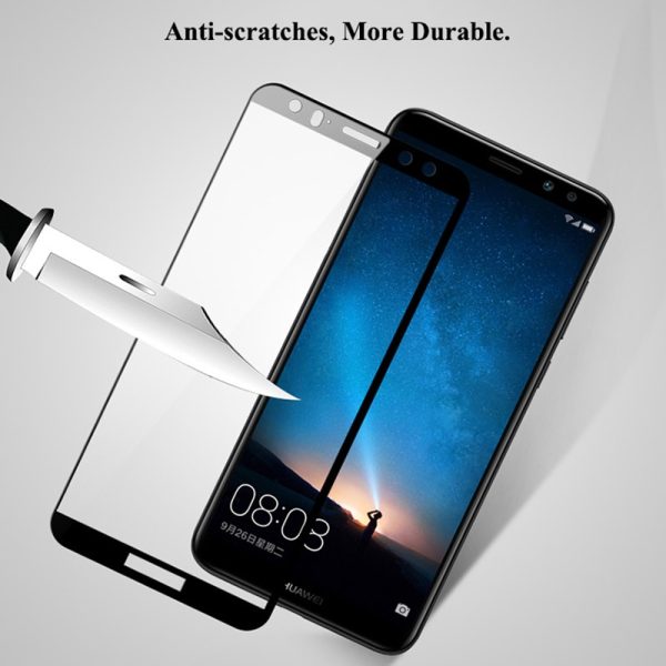 Mocolo Huawei Mate 10 Lite 3D Edge to Edge Tempered Glass - White