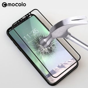 Mocolo iPhone X Edge to Edge Tempered Glass - Black