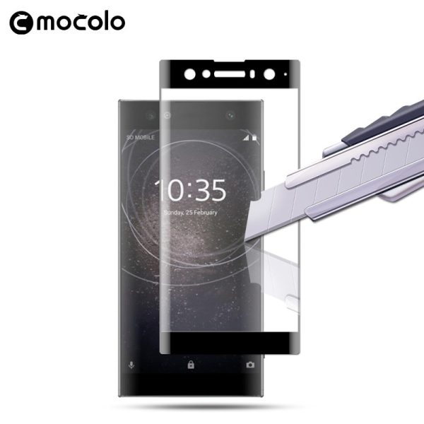 Mocolo Sony Xperia XA2 Ultra 3D Edge to Edge Tempered Glass - Black