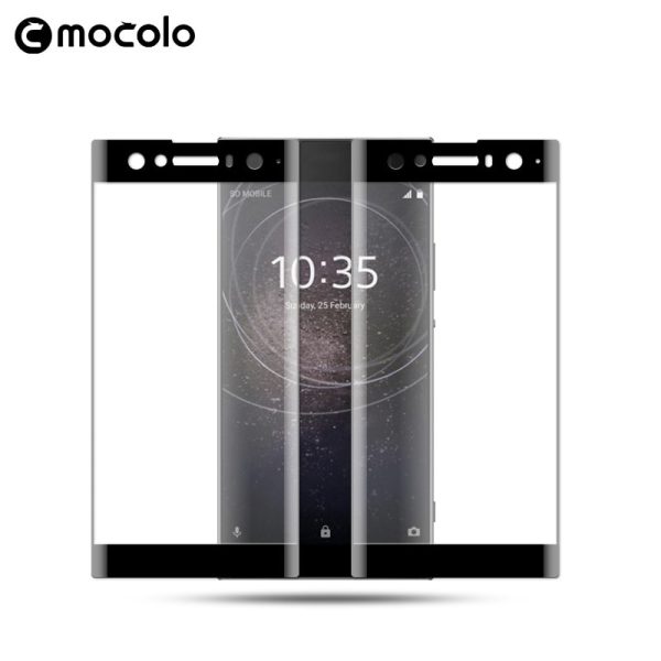 Mocolo Sony Xperia XA2 Ultra 3D Edge to Edge Tempered Glass - Black