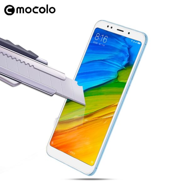 Mocolo Mi Redmi 5 Edge to Edge Tempered Glass - Black