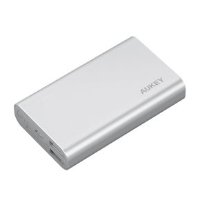 AUKEY 10050 mAh Quick Charging 3.0 Powerbank - PB-AT10 - Silver