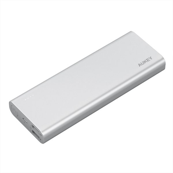 AUKEY 20100 mAh Quick Charging 3.0 Powerbank - PB-AT20 - Silver AUKEY 20100 mAh Quick Charging 3.0 Powerbank - PB-AT20 - Silver