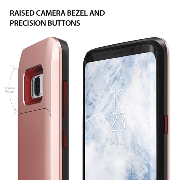 Samsung Galaxy S8 Ringke Access Wallet Card Holder Case - Gloss Black