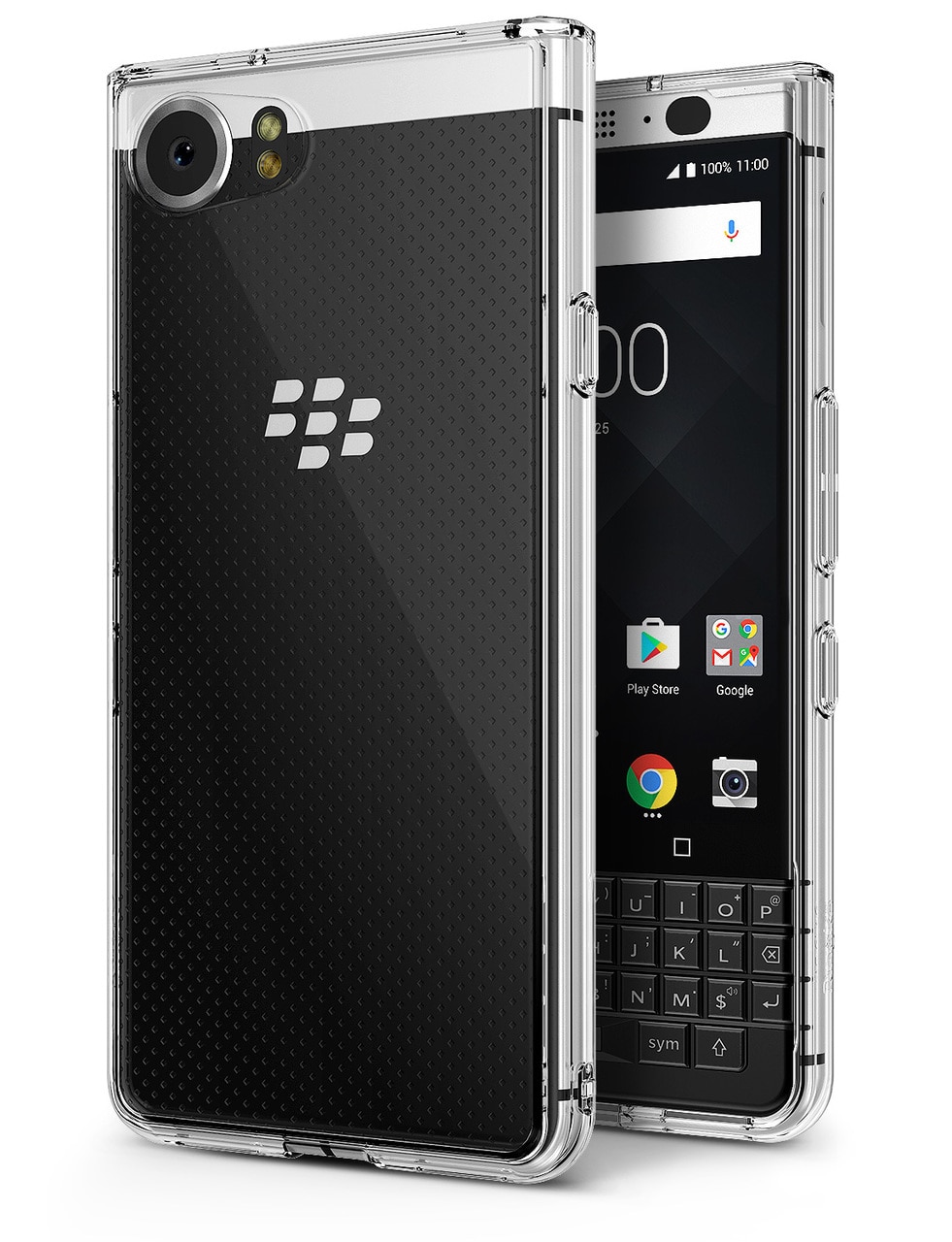 Ringke Original Fusion Scratch Resistant Hard Case for Blackberry Keyone - Crystal Clear