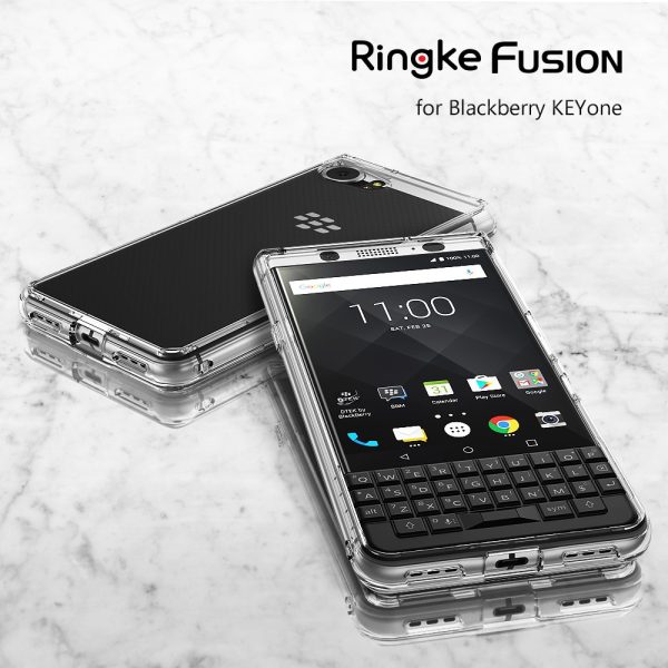 Ringke Original Fusion Scratch Resistant Hard Case for Blackberry Keyone - Crystal Clear