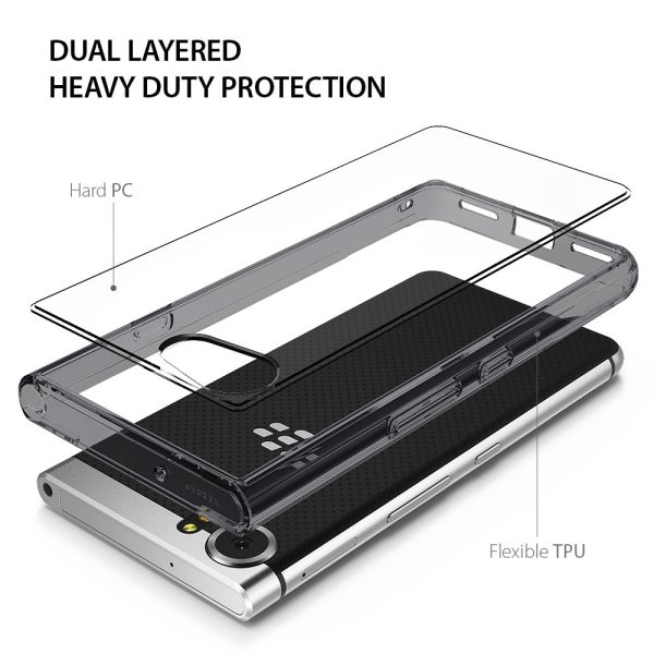 Ringke Original Fusion Scratch Resistant Hard Case for Blackberry Keyone - Crystal Clear