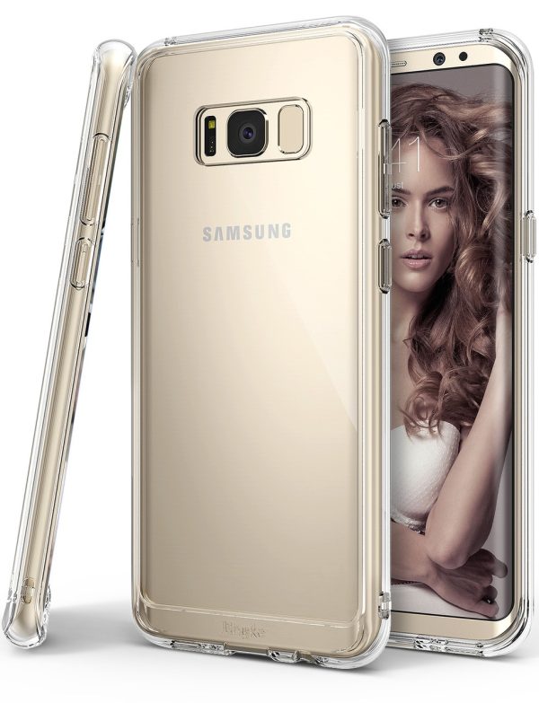 Samsung Galaxy S8 Ringke Fusion Transparent Hybrid Case - Smoke Black