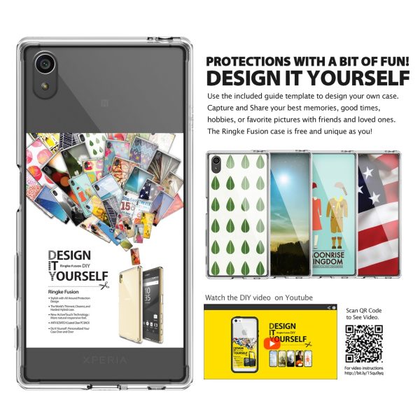 Sony Xperia Z5 Ringke Hybrid Drop Protection Fusion Case