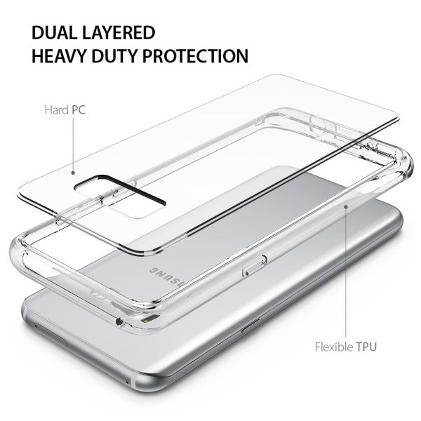Samsung Galaxy S8 Plus Ringke Fusion Transparent Hybrid Case - Clear