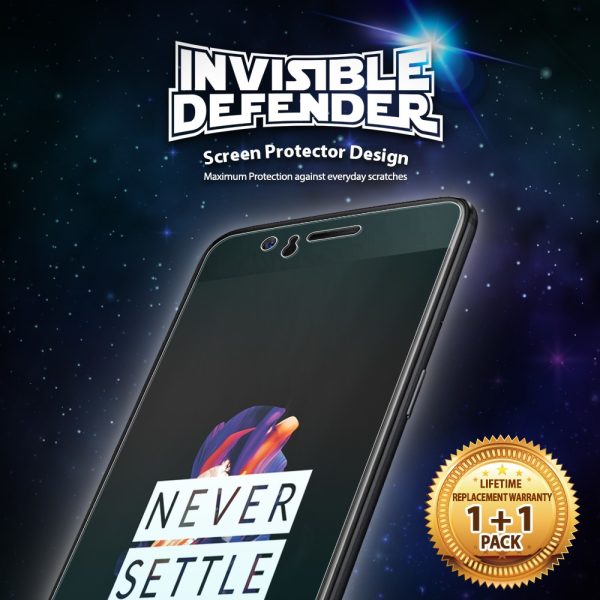 OnePlus 5 Edge to Edge Ringke Invisible Defender Protector