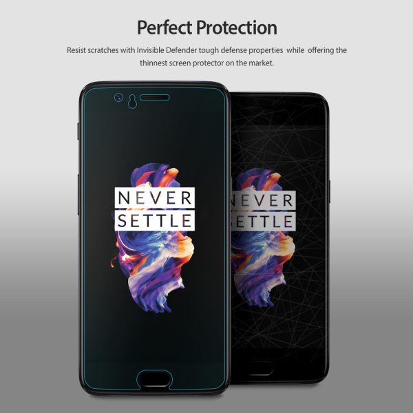OnePlus 5 Edge to Edge Ringke Invisible Defender Protector