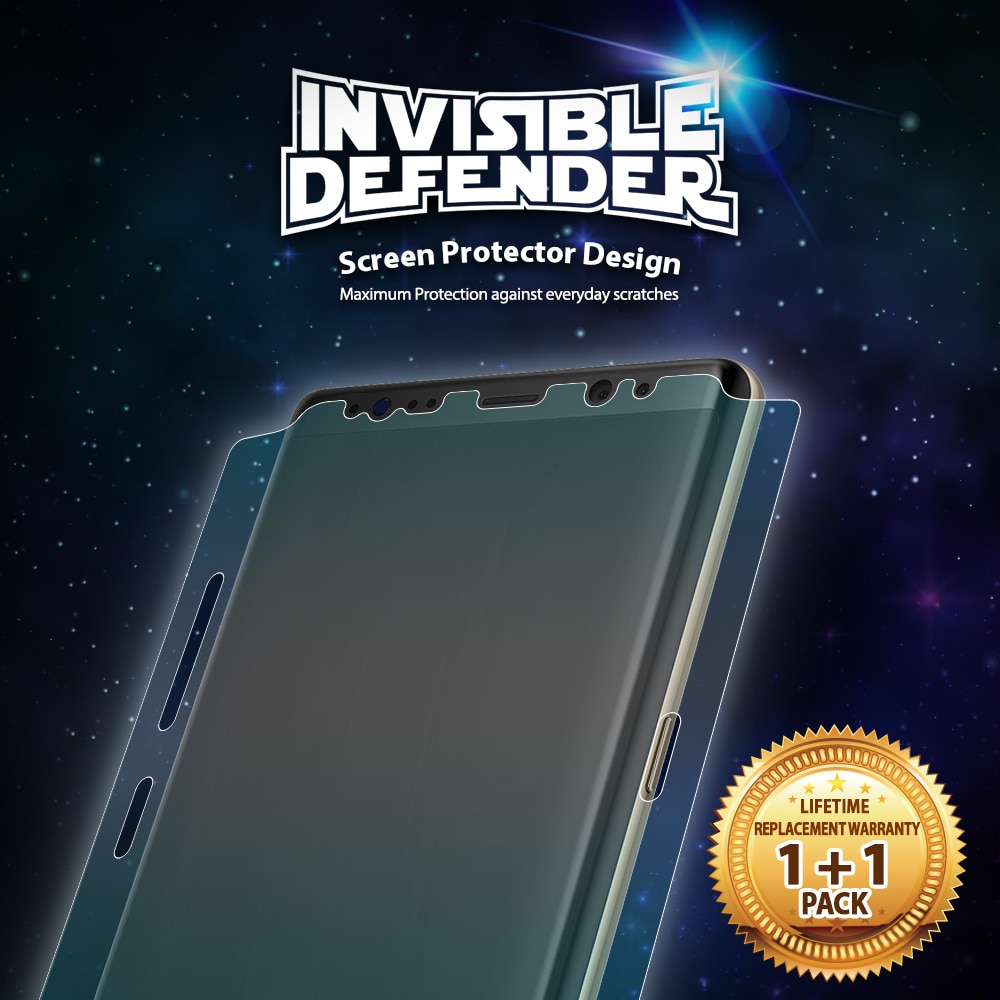 Ringke Invisible Defender Samsung Galaxy Note 8 Edge to Edge Coverage Case Friendly Protector