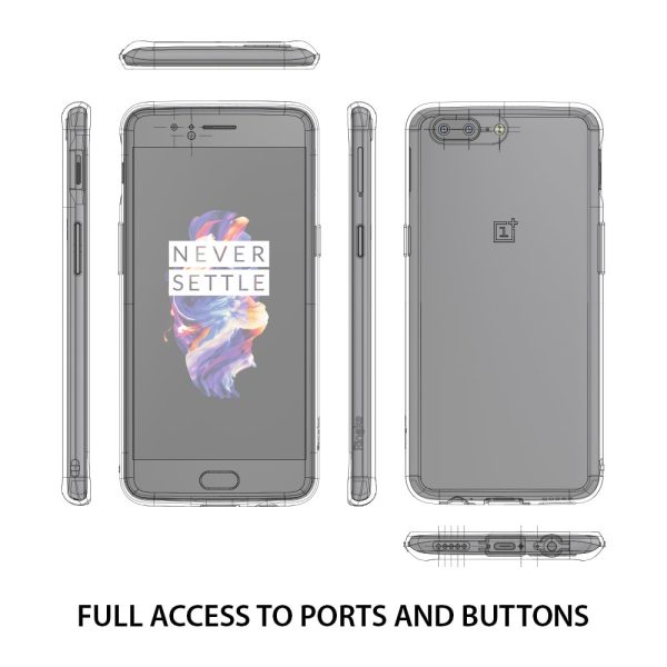 OnePlus 5 Ringke Hybrid Drop Protection Fusion Case - Smoke Black OnePlus 5 Ringke Hybrid Drop Protection Fusion Case - Smoke Black
