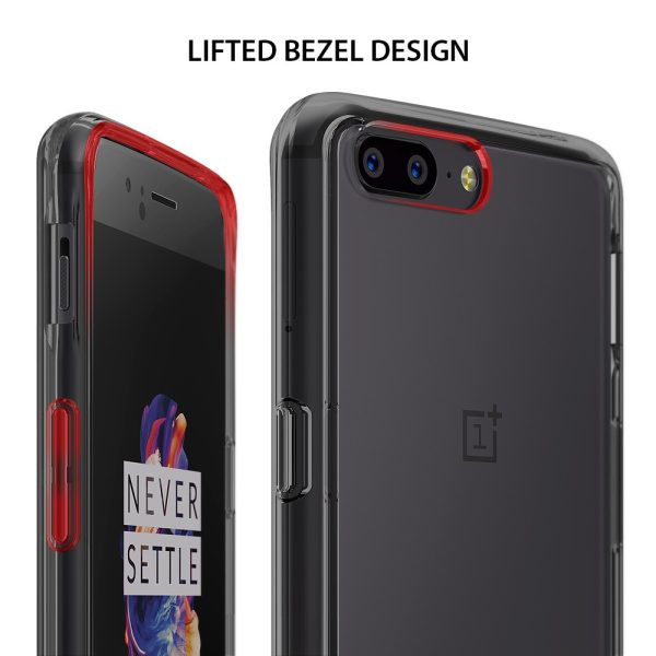 OnePlus 5 Ringke Hybrid Drop Protection Fusion Case - Smoke Black OnePlus 5 Ringke Hybrid Drop Protection Fusion Case - Smoke Black