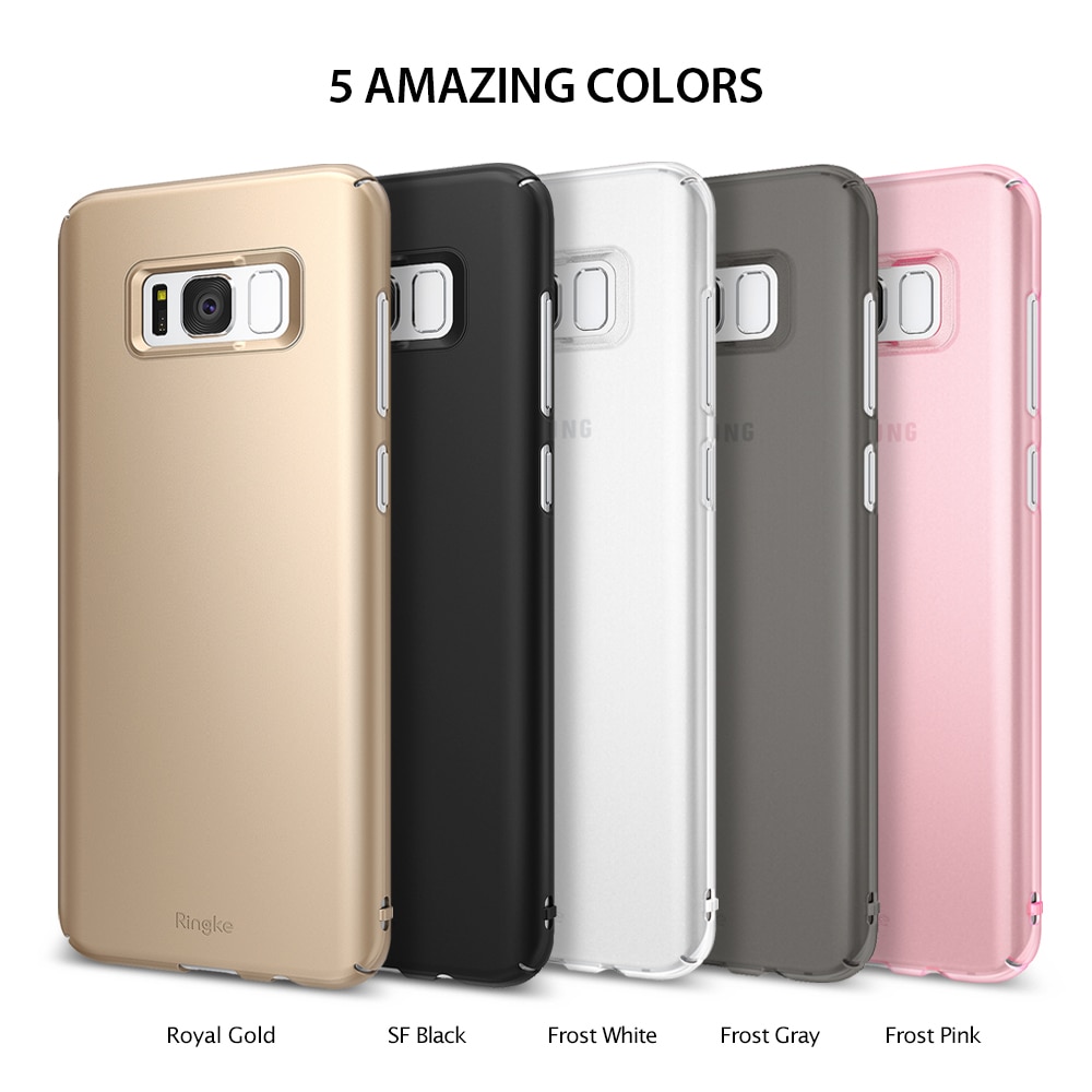 Galaxy S8 Plus Ringke Slim Hard Back Cover - SF Black