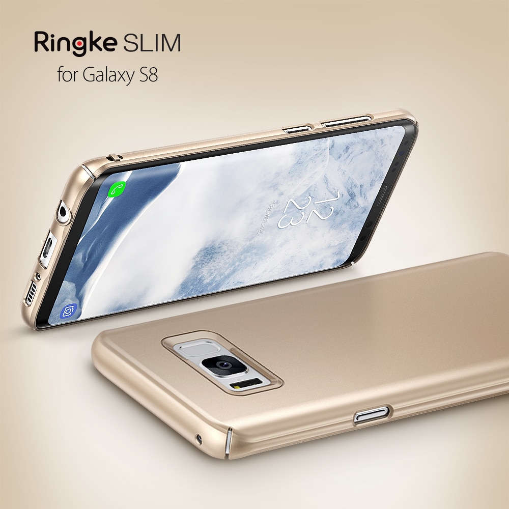 Galaxy S8 Plus Ringke Slim Hard Back Cover - SF Black