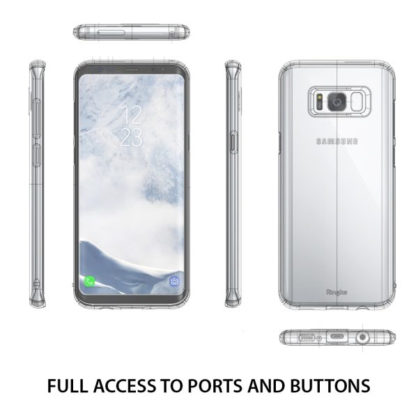 Galaxy S8 Ringke Slim Hard Back Cover - Gold