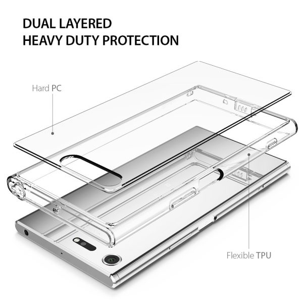 Sony Xperia XZ Premium Ringke Hybrid Drop Protection Fusion Case