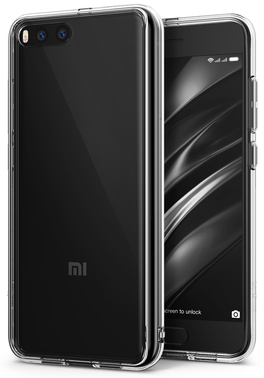 Xiaomi Mi 6 Ringke Original Fusion Scratch Resistant Hybrid Soft & Hard Case - Crystal Clear