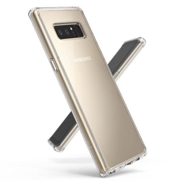 Galaxy Note 8 Ringke Fusion Hybrid Drop Protection Case - Crystal Clear