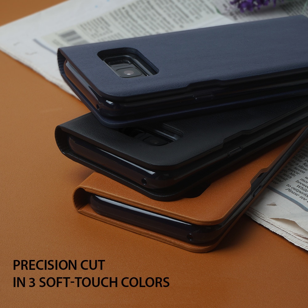 Samsung Galaxy S8 / S8 Plus Ringke Wallet Fit Flip Cover Leather Case