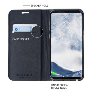 Samsung Galaxy S8 / S8 Plus Ringke Wallet Fit Flip Cover Leather Case