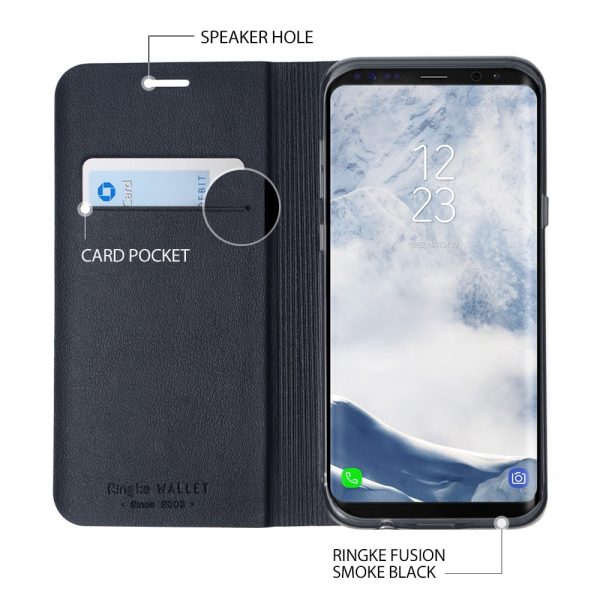 Samsung Galaxy S8 / S8 Plus Ringke Wallet Fit Flip Cover Leather Case Samsung Galaxy S8 / S8 Plus Ringke Wallet Fit Flip Cover Leather Case