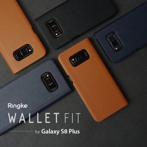Samsung Galaxy S8 / S8 Plus Ringke Wallet Fit Flip Cover Leather Case