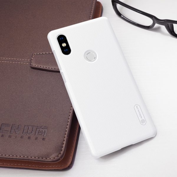 Mi Mix 2S Frosted Shield Hard Back Cover by Nillkin - White