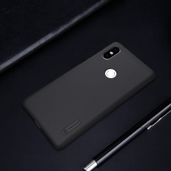 Mi Mix 2S Frosted Shield Hard Back Cover by Nillkin - Black