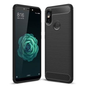 Mi A2 / Mi 6X  Concise Series / Slim Anti-fingerprint TPU Case by iPaky - Black