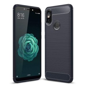 Mi A2 / Mi 6X Concise Series / Slim Anti-fingerprint TPU Case by iPaky - Blue