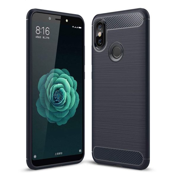 Mi A2 / Mi 6X Concise Series / Slim Anti-fingerprint TPU Case by iPaky - Blue Mi A2 / Mi 6X Concise Series / Slim Anti-fingerprint TPU Case by iPaky - Blue