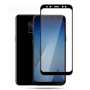 Mocolo Samsung Galaxy A8 2018 Edge to Edge Tempered Glass - Black