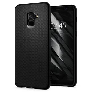 Samsung Galaxy A8 2018 Spigen Original Liquid Air Soft Case - Matte Black