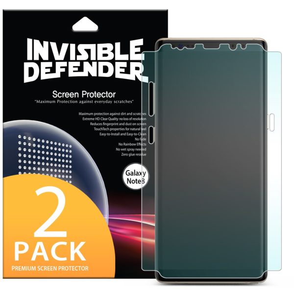 Ringke Invisible Defender Samsung Galaxy Note 8 Edge to Edge Coverage Case Friendly Protector