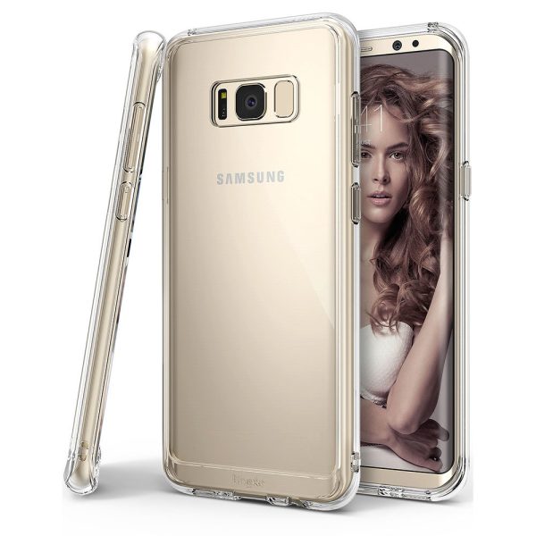Samsung Galaxy S8 Plus Ringke Fusion Transparent Hybrid Case - Clear