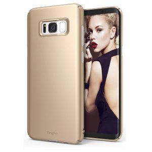 Galaxy S8 Ringke Slim Hard Back Cover - Gold