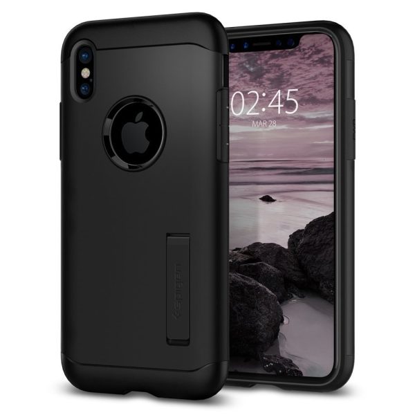 Apple iPhone X Spigen Slim Armor Case Black