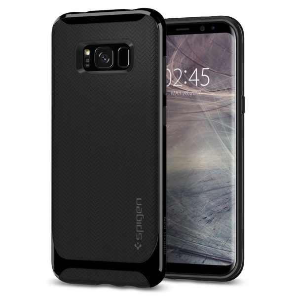 Galaxy S8 Spigen Neo Hybrid Dual Layer Case - Shiny Black