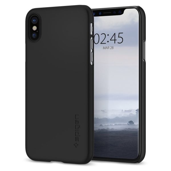 Apple iPhone X Spigen Original Thin Fit - Matte Black