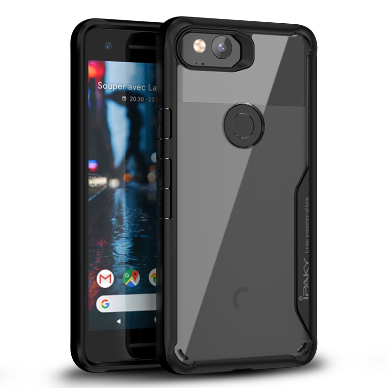 Google Pixel 2 XL Survival Series Tough Anti Scratch Case by iPaky - Black
