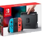 Nintendo Switch™ Console with 2 Games Neon Red & Blue