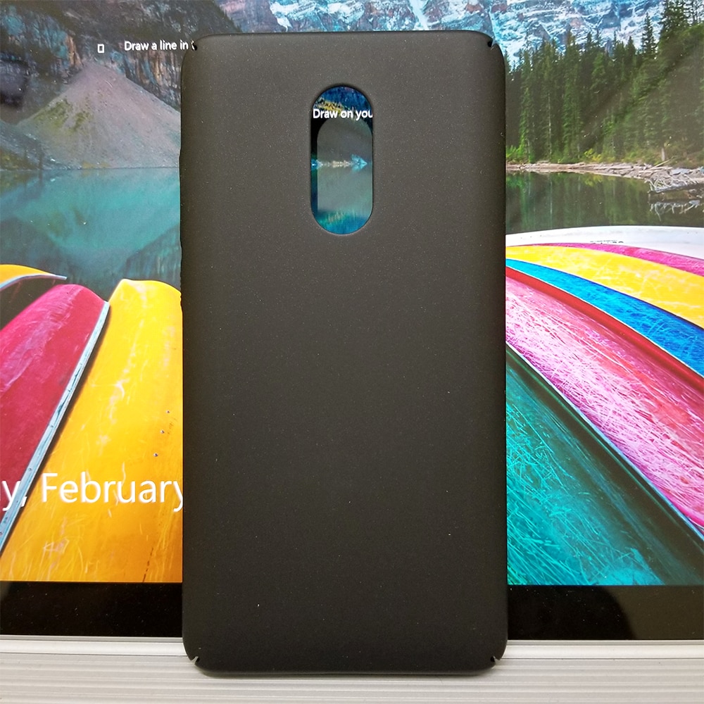 Mi Redmi Note 4X Cafele Hard Matte PP Case - Black - Fits on Pakistani Variant