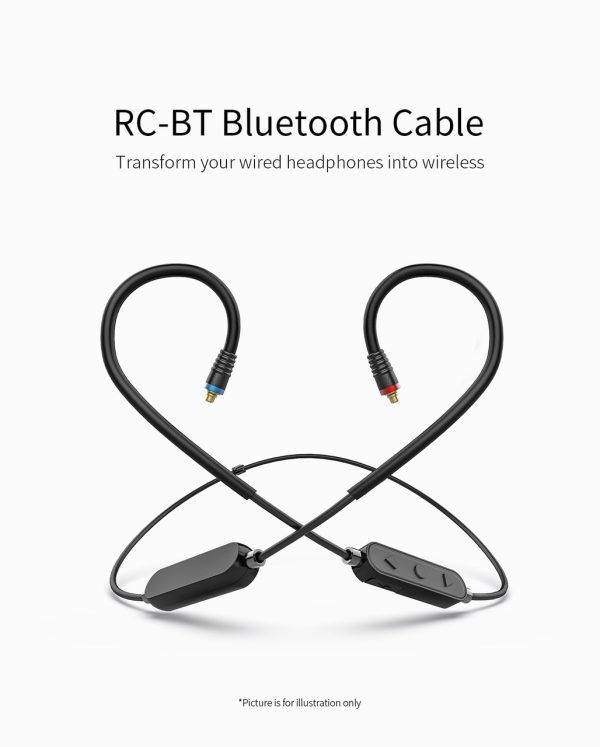 Fiio RC-BT AptX Bluetooth MMCX HiFi Earphone Cable with Wire Control & Mic