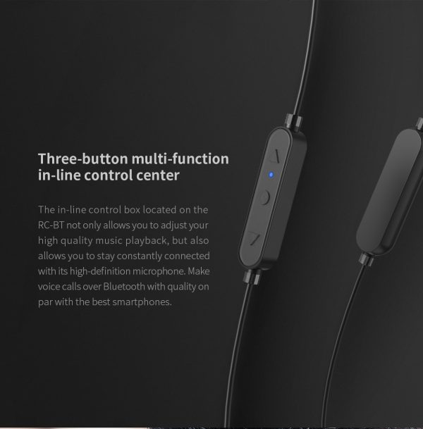 Fiio RC-BT AptX Bluetooth MMCX HiFi Earphone Cable with Wire Control & Mic