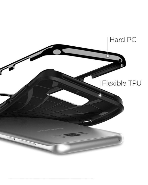 Galaxy S8 Plus Spigen Neo Hybrid Dual Layer Case - Shiny Black
