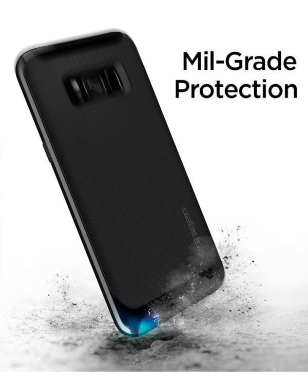 Galaxy S8 Spigen Neo Hybrid Dual Layer Case - Shiny Black